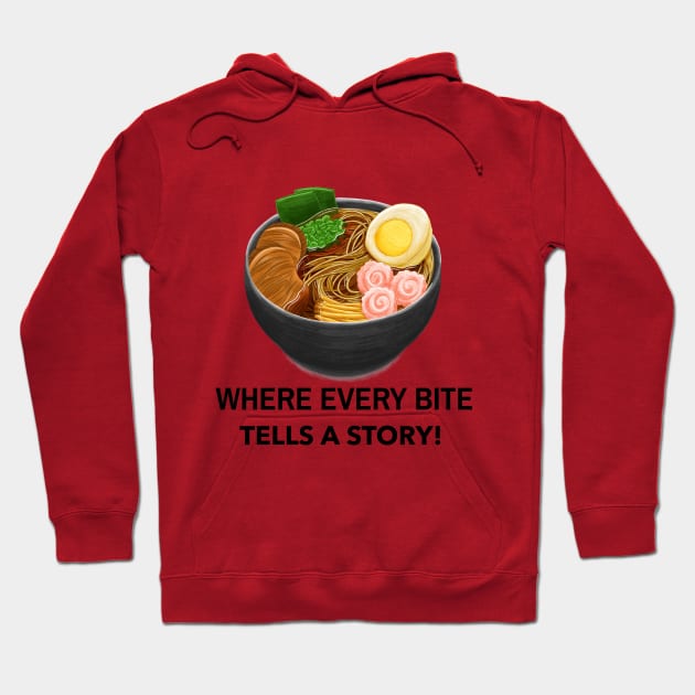 Food bloggers tell a story Hoodie by Hermit-Appeal